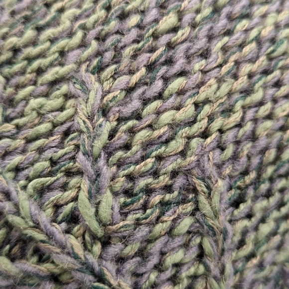 Mountain Warehouse Green Purple Blend Scoop Neck Knit Sweater  Top Woman 8 - Picture 8 of 11